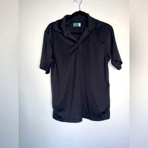 Ben Hogan Black 1/4 Sleeve Collard Golfing Polo Small/CH/P